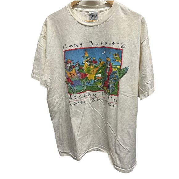 Tour Other - Vintage Jimmy Buffett Margaritaville 1998 Tour T Shirt White Size XXL